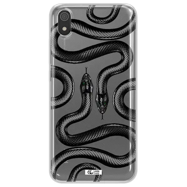 Black Snake Xiaomi Redmi 7A Clear TPU Case