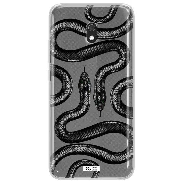 Black Snake Xiaomi Redmi 8A Clear TPU Case