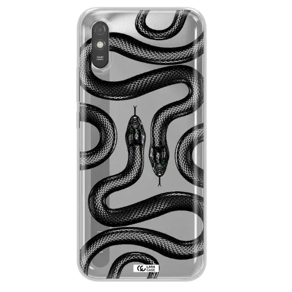 Black Snake Xiaomi Redmi 9A Clear TPU Case