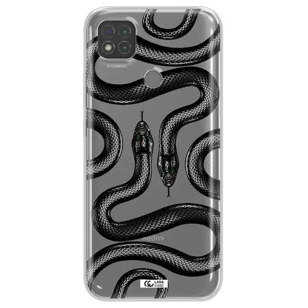 Black Snake Xiaomi Redmi 9C Clear TPU Case