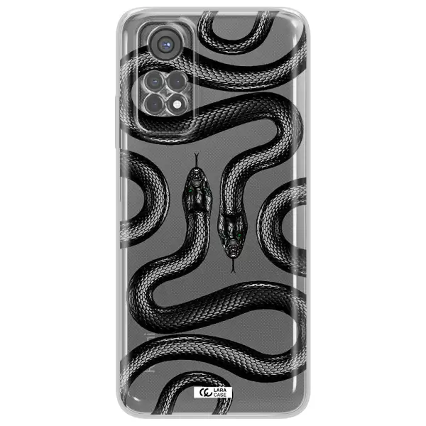 Black Snake Xiaomi Redmi Note 11S Clear Tpu Case
