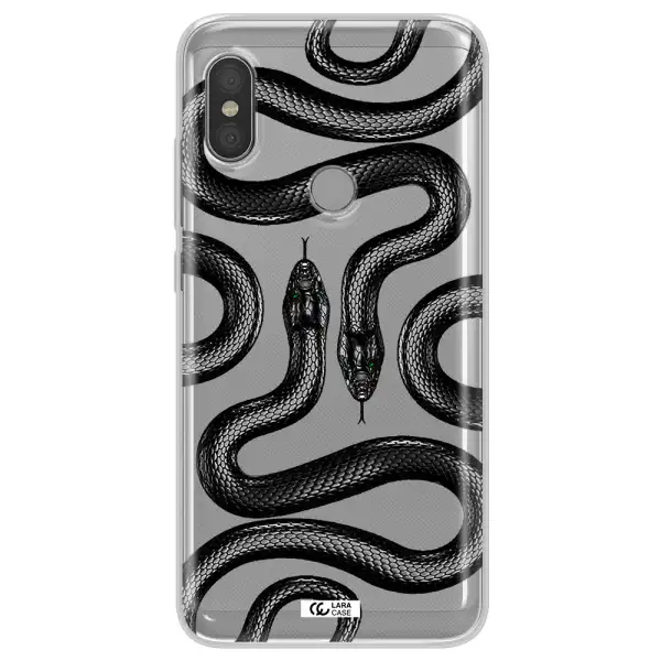 Black Snake Xiaomi Redmi Note 6 Pro Clear TPU Case