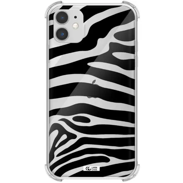 Zebra Apple iPhone 11 Clear PC Case