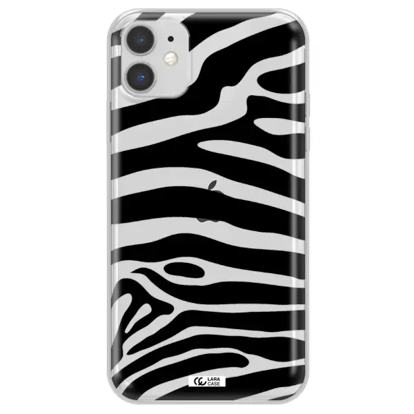 Zebra Apple iPhone 11 Clear TPU Case