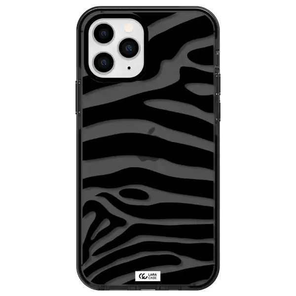 Zebra Apple iPhone 11 pro impact Smoke Black Case