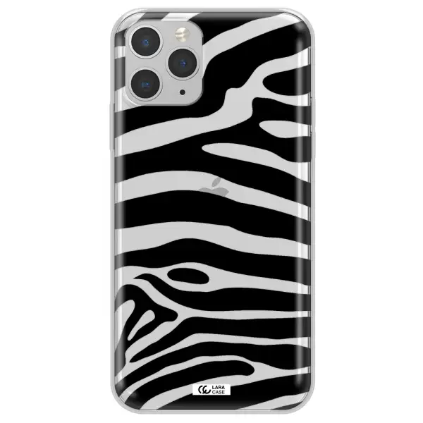 Zebra Apple iPhone 11 pro max Clear TPU Case