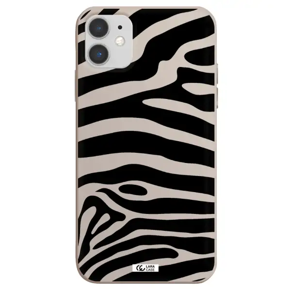 Zebra Apple iPhone 11 Silicone Stone Case