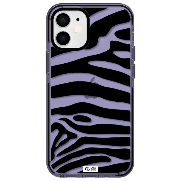 Zebra Apple iPhone 12 mini impact Lilac Case