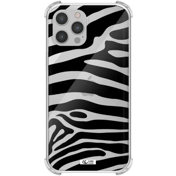 Zebra Apple iPhone 12 pro max Clear PC Case
