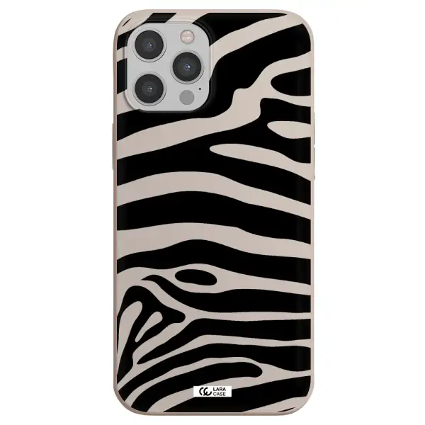 Zebra Apple iPhone 12 pro max Silicone Stone Case