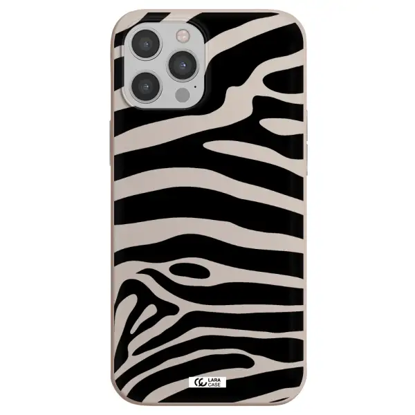 Zebra Apple iPhone 12 pro Silicone Stone Case