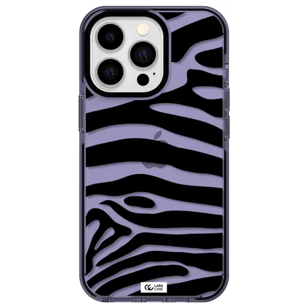 Zebra Apple iPhone 13 Pro impact Lilac Case