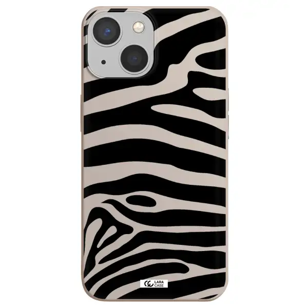 Zebra Apple iPhone 13 Silicone Stone Case