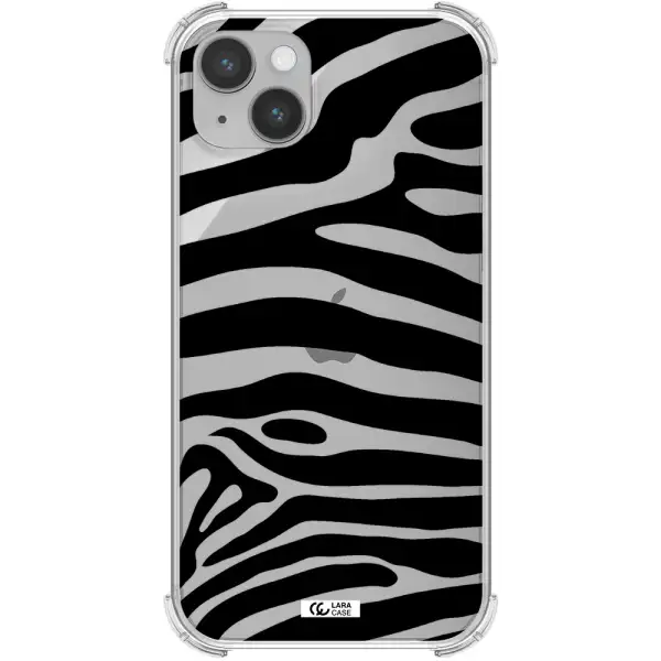 Zebra Apple iPhone 14 Clear PC Case