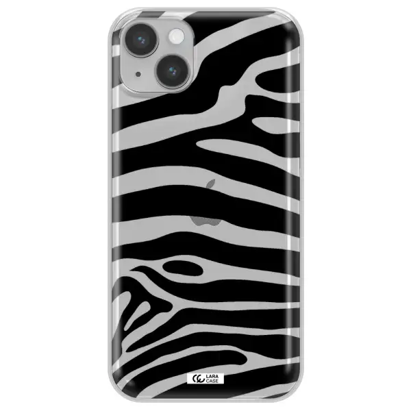 Zebra Apple iPhone 14 Clear TPU Case