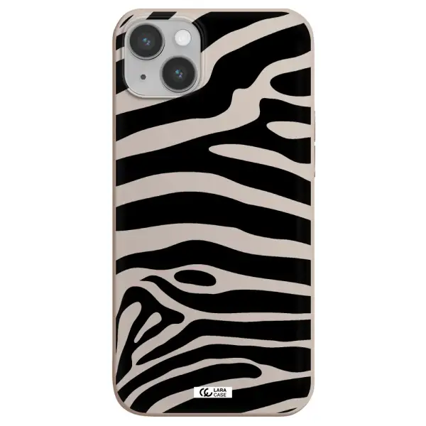 Zebra Apple iPhone 14 plus Silicone Stone Case