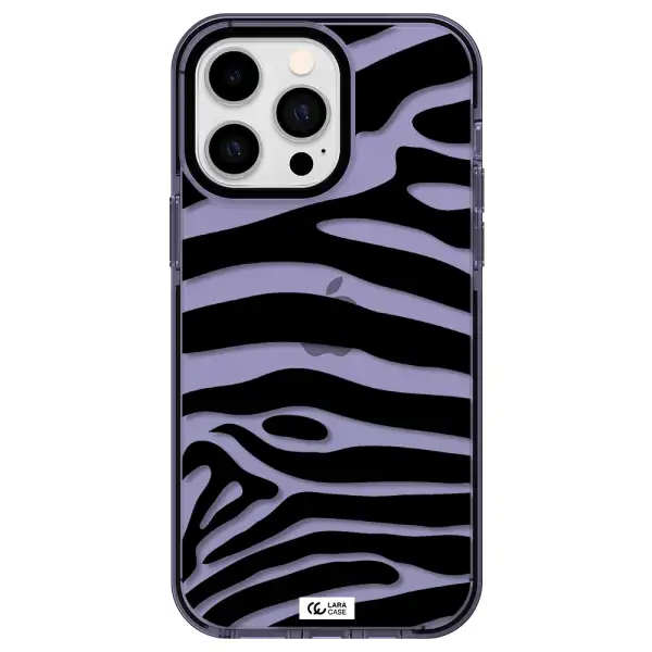 Zebra Apple iPhone 14 pro max impact Lilac Case