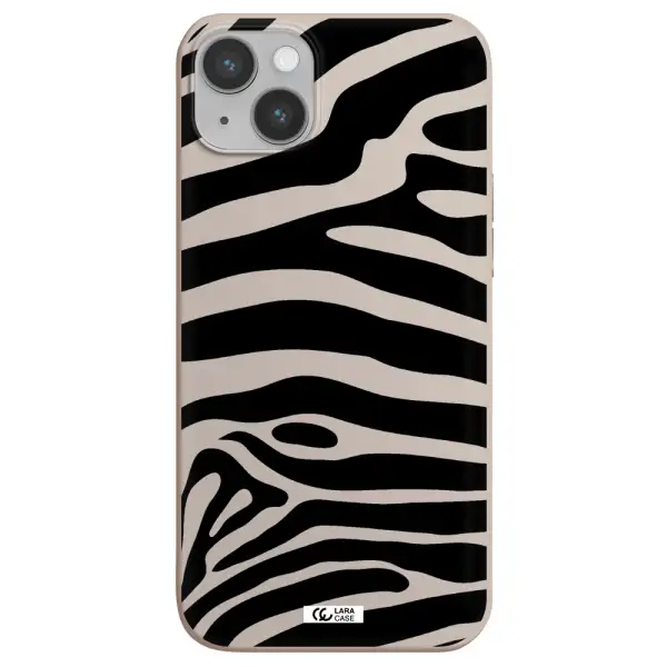 Zebra Apple iPhone 14 Silicone Stone Case