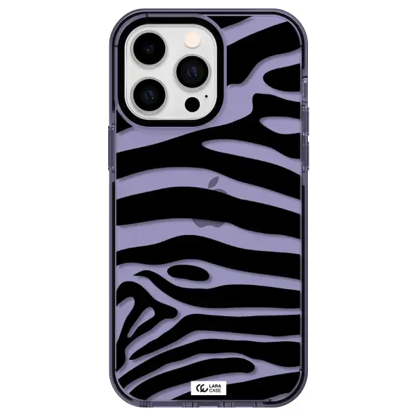 Zebra Apple iPhone 15 Pro impact Lilac Case