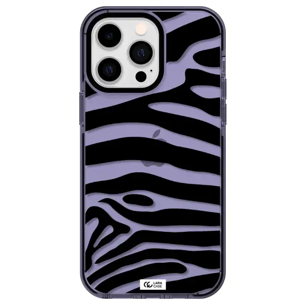 Zebra Apple iPhone 15 Pro Max impact Lilac Case