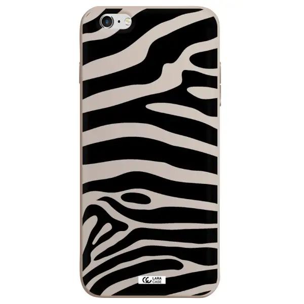 Zebra Apple iPhone 6 s plus Silicone Stone Case