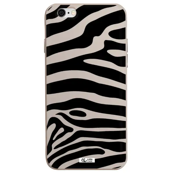 Zebra Apple iPhone 6 Silicone Stone Case