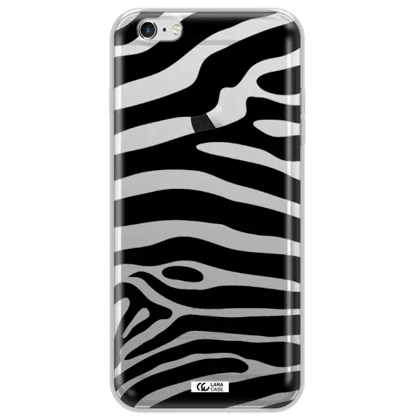 Zebra Apple iPhone 6S Clear TPU Case