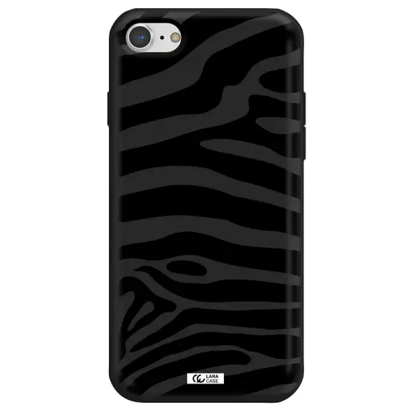 Zebra Apple iPhone 7 Silicone black Case