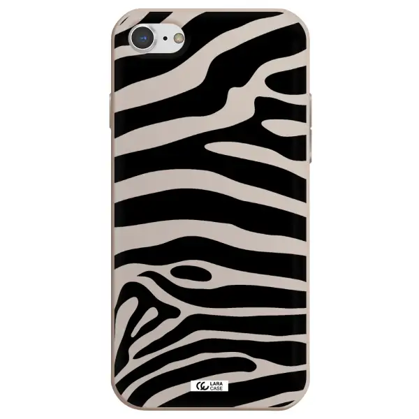 Zebra Apple iPhone 8 Silicone Stone Case