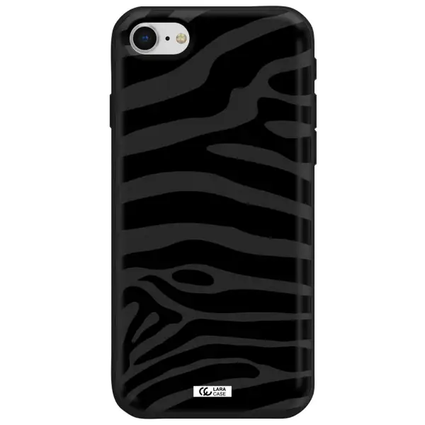 Zebra Apple iPhone se 2020 Silicone black Case