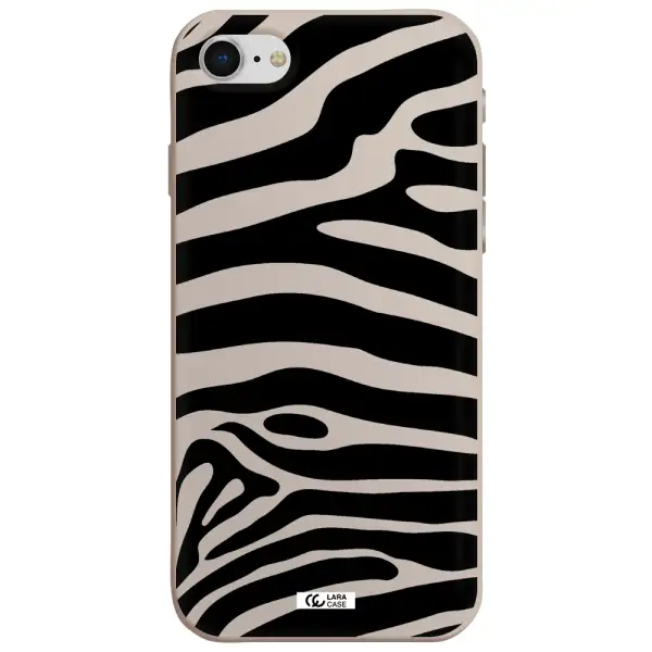 Zebra Apple iPhone se 2020 Silicone Stone Case