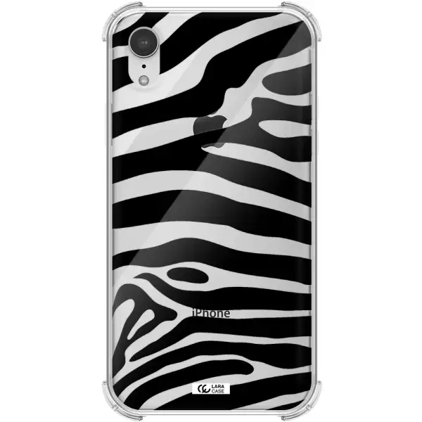 Zebra Apple iPhone XR Clear PC Case
