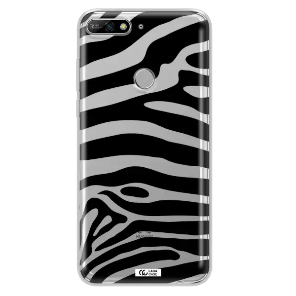 Zebra Huawei Y7 2018 Clear TPU Case