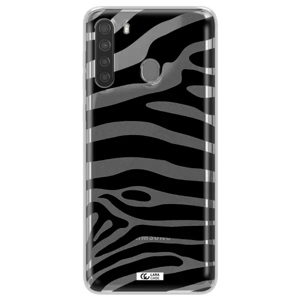 Zebra Samsung A21 Clear TPU Case