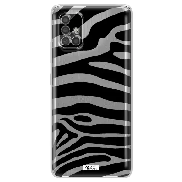 Zebra Samsung A40S Clear Tpu Case