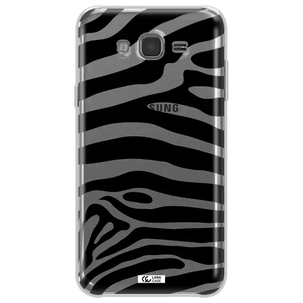 Zebra Samsung J7 Clear TPU Case