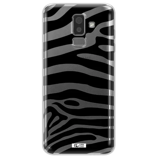 Zebra Samsung J8 Clear TPU Case