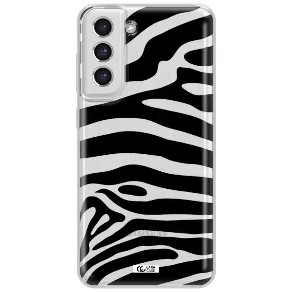 Zebra Samsung S21 Fe Clear Tpu Case