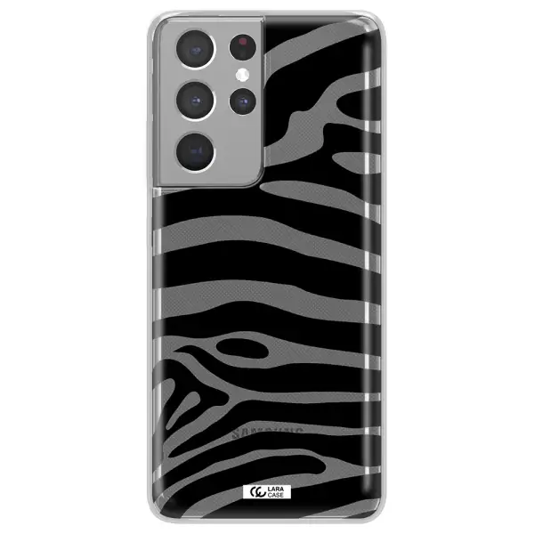 Zebra Samsung S21 Ultra Clear TPU Case