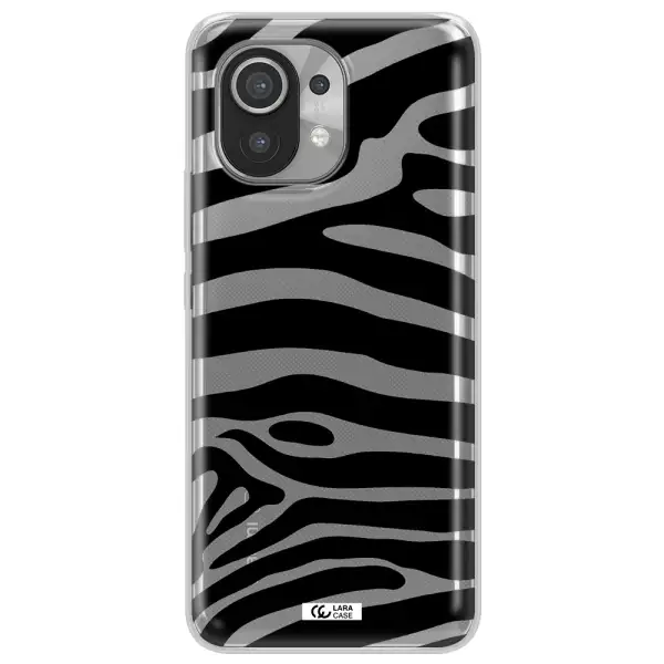 Zebra Xiaomi Mi 11 Clear TPU Case