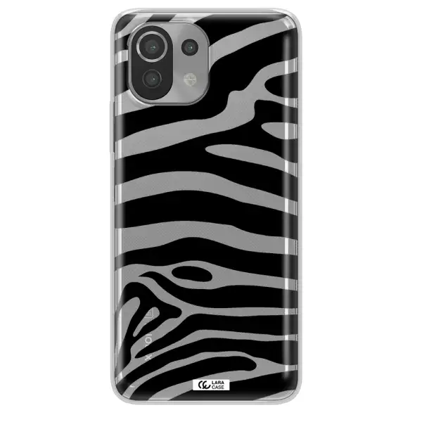 Zebra Xiaomi Mi 11 Lite Clear TPU Case