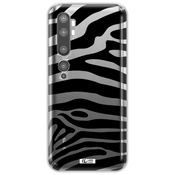 Zebra Xiaomi Mi Note 10 Clear TPU Case