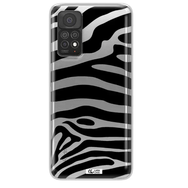 Zebra Xiaomi Note 11 Pro Clear TPU Case