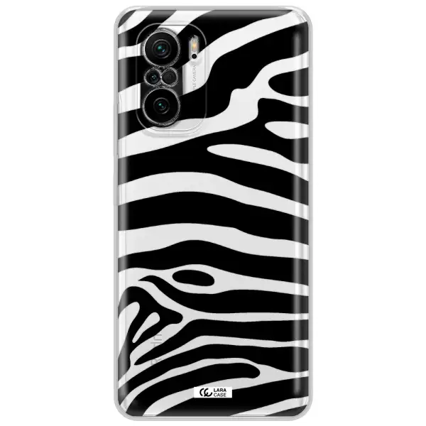 Zebra Xiaomi Poco F3 Clear Tpu Case