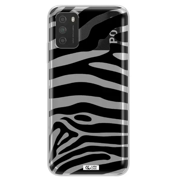 Zebra Xiaomi Poco M3 Clear TPU Case