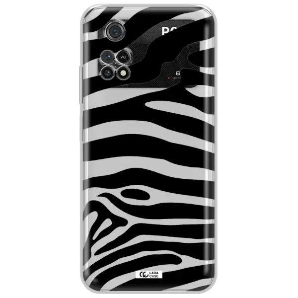Zebra Xiaomi Poco M4 Pro 4G Clear Tpu Case