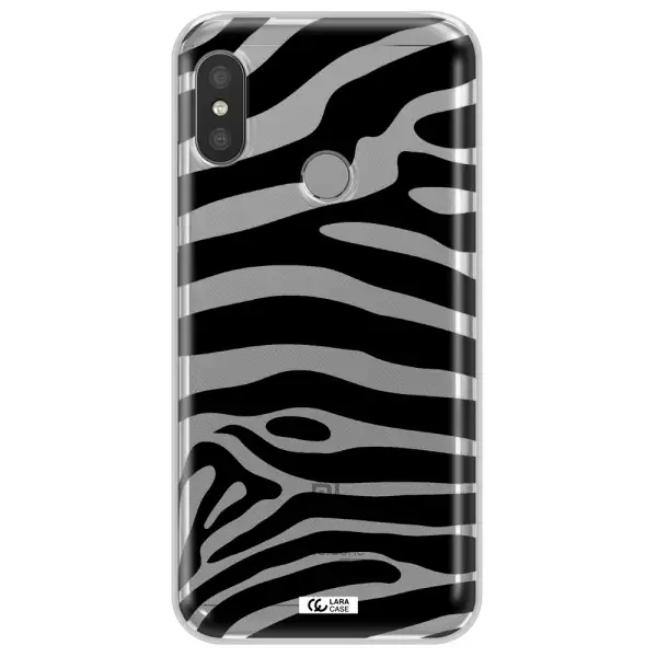 Zebra Xiaomi Redmi 6 Pro Clear TPU Case