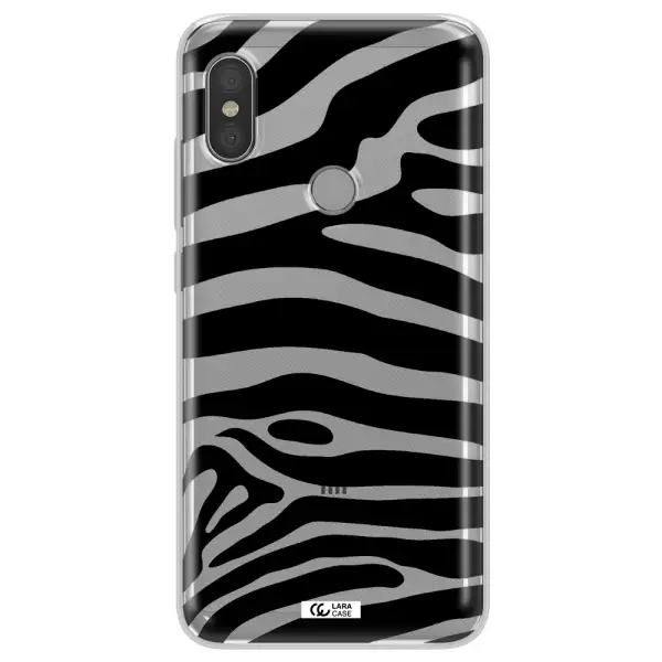 Zebra Xiaomi Redmi Note 6 Pro Clear TPU Case