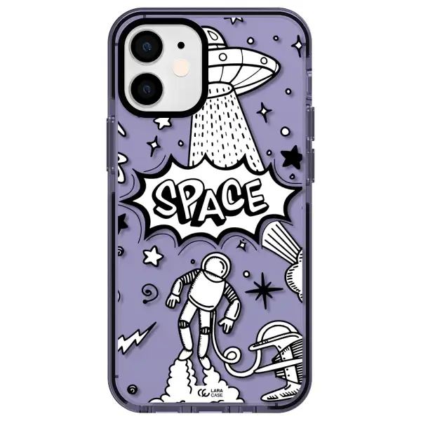 Space Poster Apple iPhone 12 mini impact Lilac Case