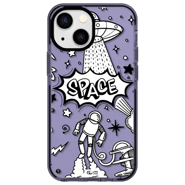 Space Poster Apple iPhone 13 mini impact Lilac Case